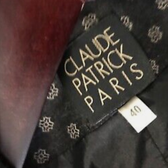 Claude  Patrick paris vintage women suit size 40 in perfect condition - Picture 8 of 8